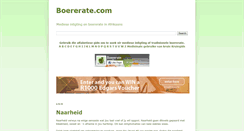 Desktop Screenshot of boererate.com